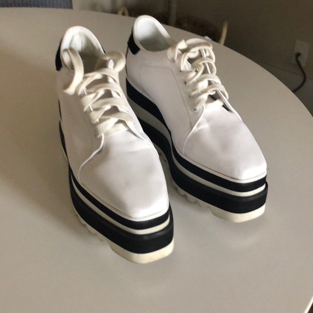 Stella McCartney white platforms size 37